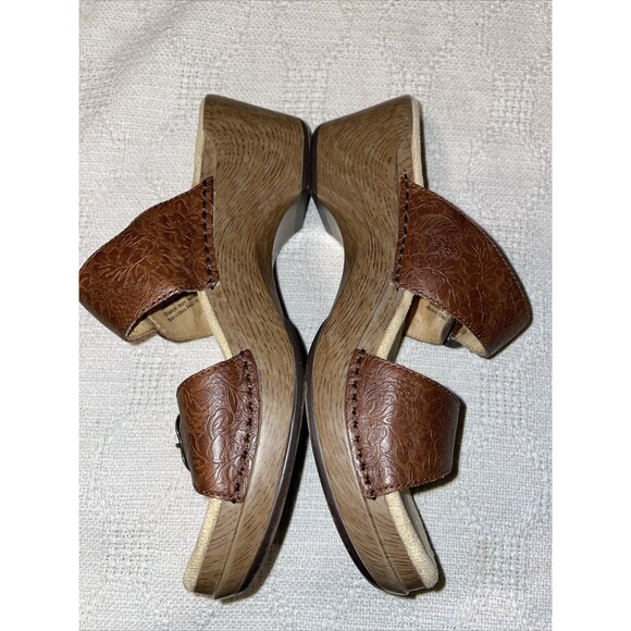 Dansko Women’s Casual Clogs Size 39 U.S. 8 M Brown Leather Comfort Casual Clinic - Picture 5 of 12